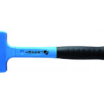 Dead blow hammer with fibreglass handle