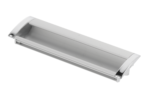 Aluminium handle 326/1 C=128mm aluminium/chrome v1